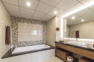 SOBHA Silver Estate bathroom with bathtub