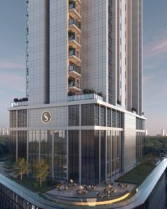 SOBHA Strada tower and retail podium