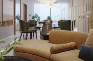 SOBHA Waterfront living and dining room