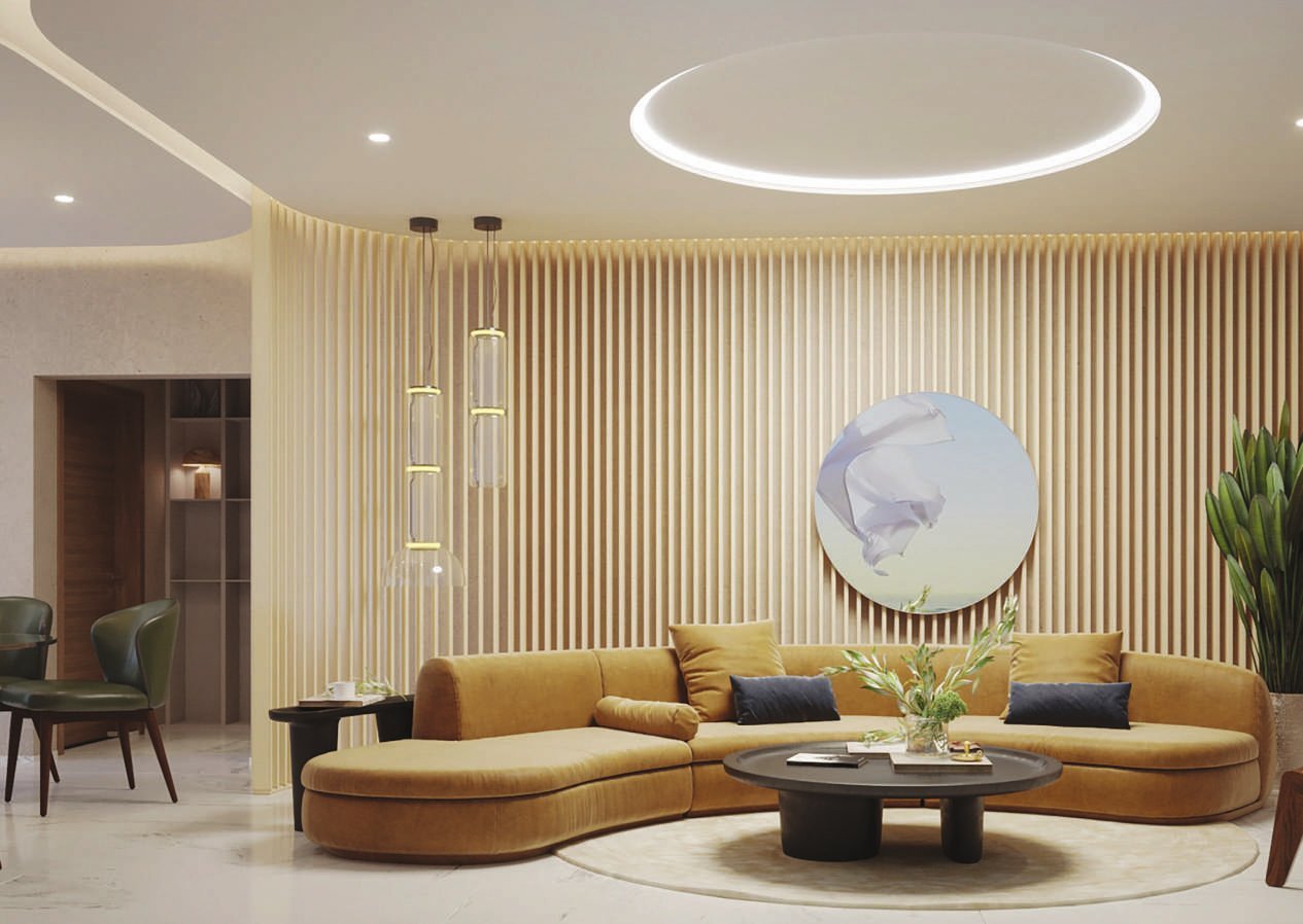 SOBHA Waterfront living room