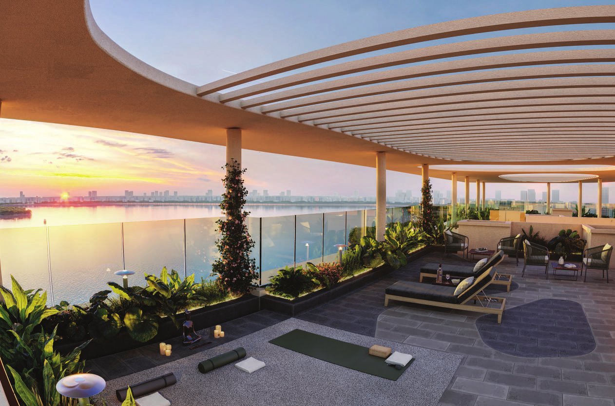 SOBHA Waterfront Rooftop Lakeview Deck