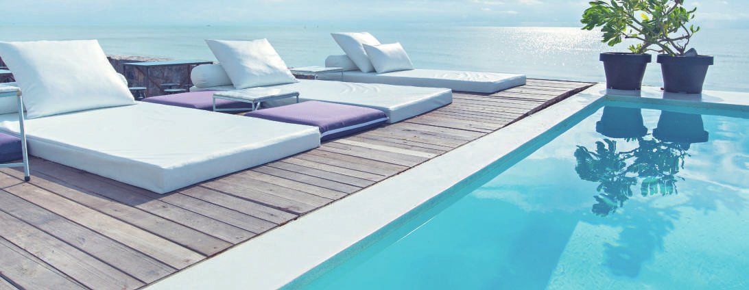 SOBHA Waterfront rooftop swimming pool