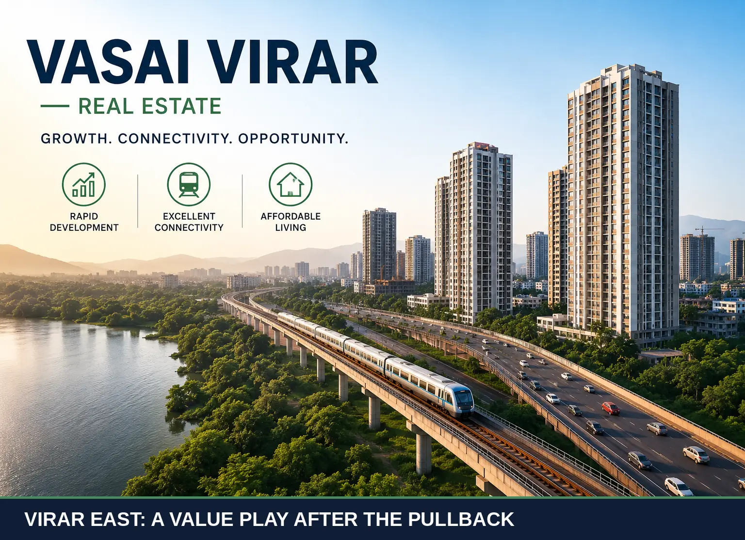 Vasai-Virar real estate growth, connectivity and affordable living near Virar East