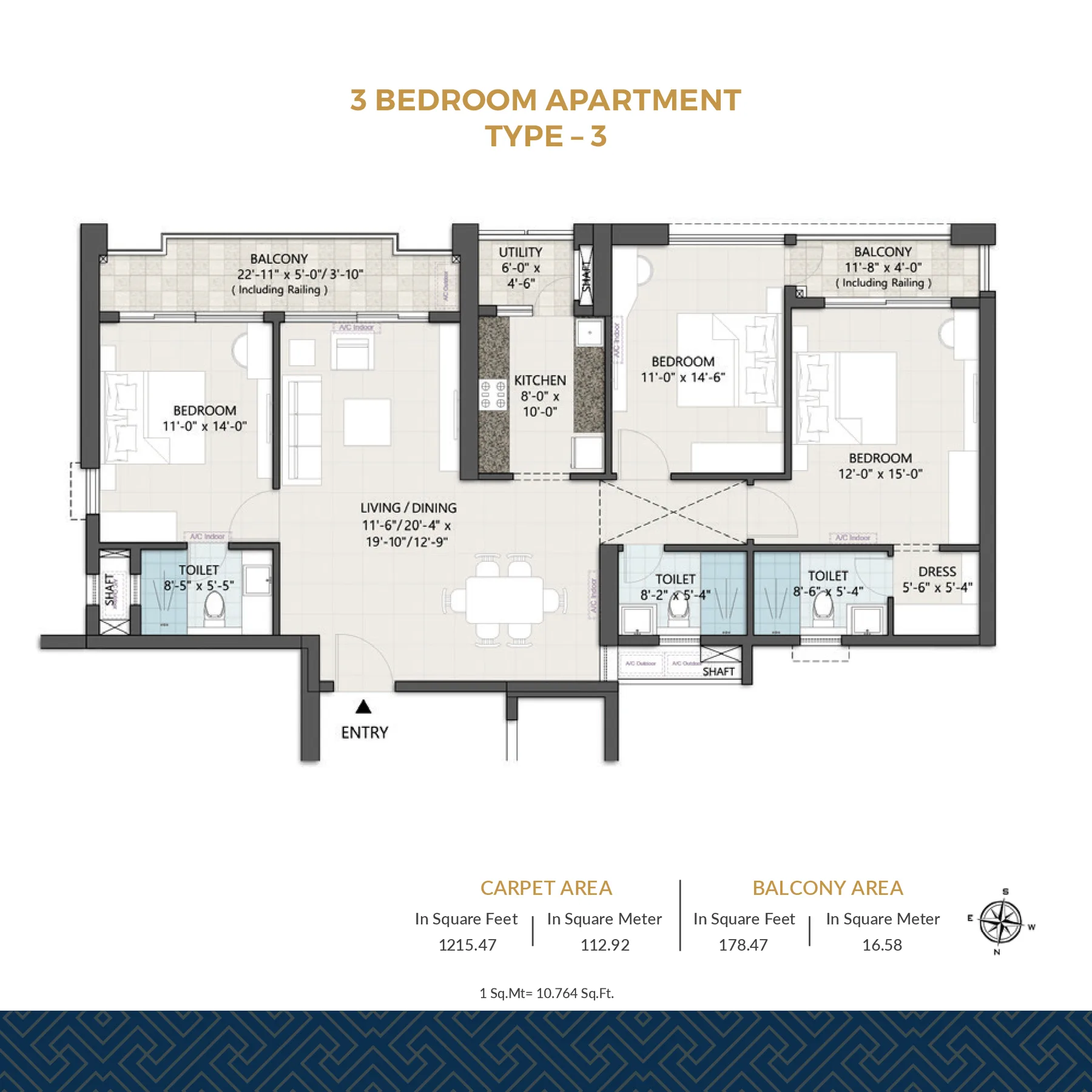 3 Bedroom – Type 3