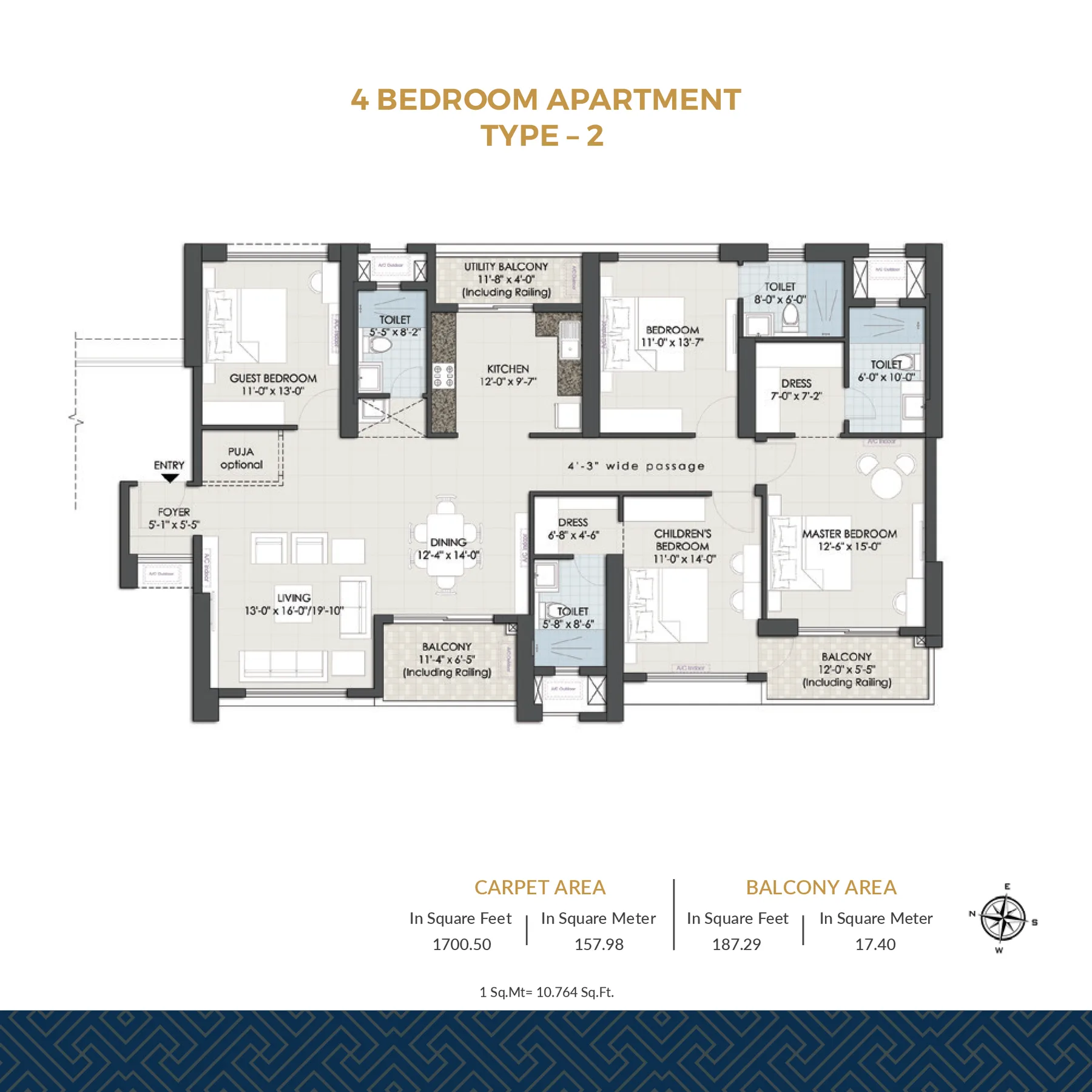 4 Bedroom – Type 2