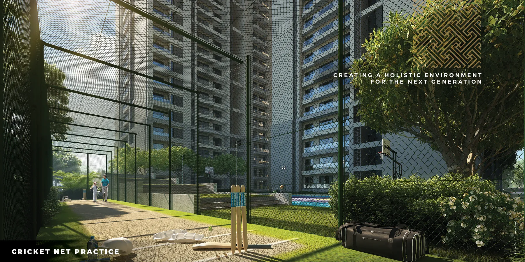 DN Pallaciya Sundarpur Bhubaneswar: cricket net practice