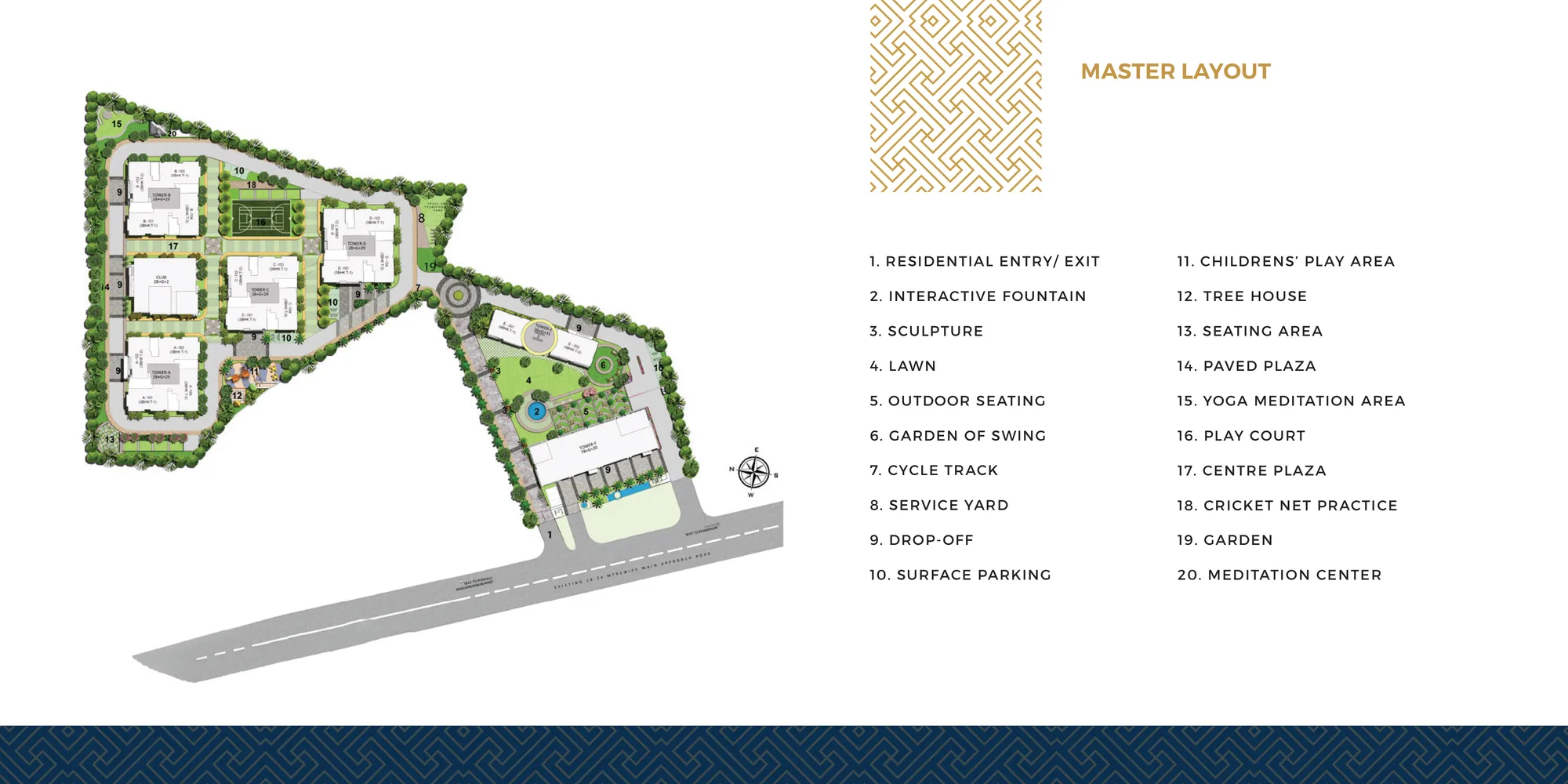DN Pallaciya, Sundarpur: Vastu-Compliant 3 & 4 BHK Homes — floor plan preview