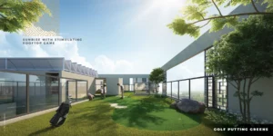 DN Pallaciya Sundarpur Bhubaneswar: rooftop golf putting green