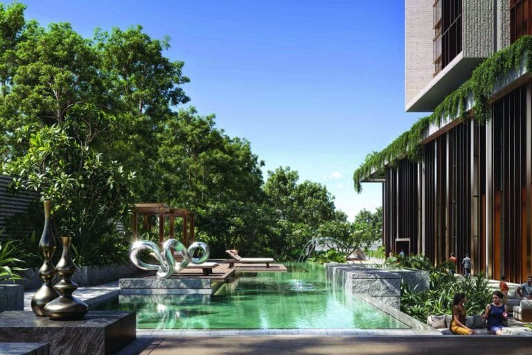 DN YOO Odisha resort-style swimming pool