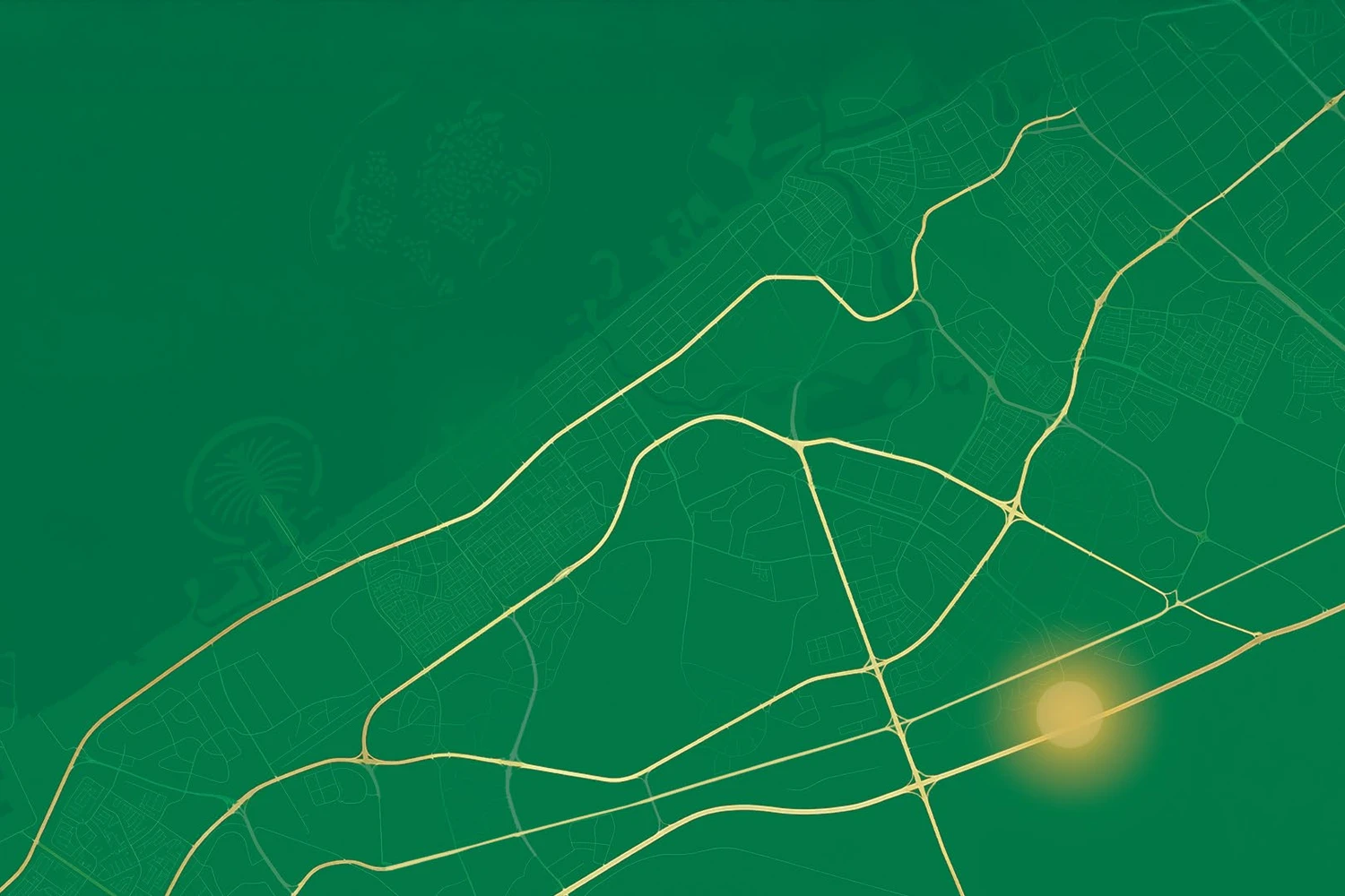 Greenz by Danube location map showing Dubai Academic City connectivity