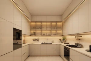 Greenz by Danube fully furnished kitchen with Italian fittings