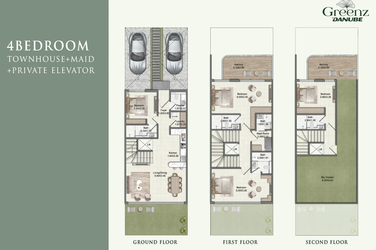 4-Bedroom Townhouse + Maid + Private Elevator
