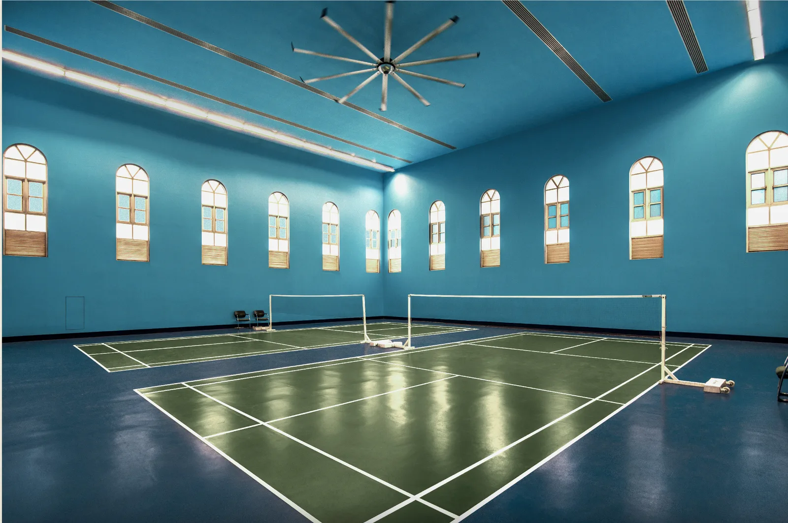 Badminton courts at Hiranandani Gardens, Powai – actual photo
