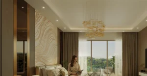 Hiranandani Rockside master bedroom – artist's impression