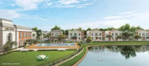 Lodha Villa Royale Club Royale and central lake