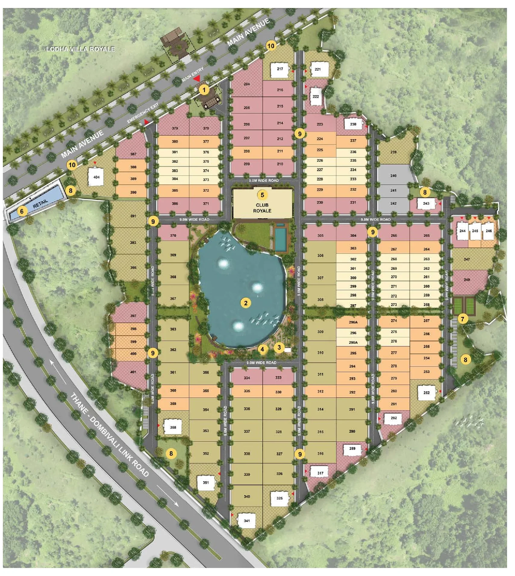 Lodha Villa Royale, Upper Thane: 300 Sq Yd Villa Plot Resale — floor plan preview