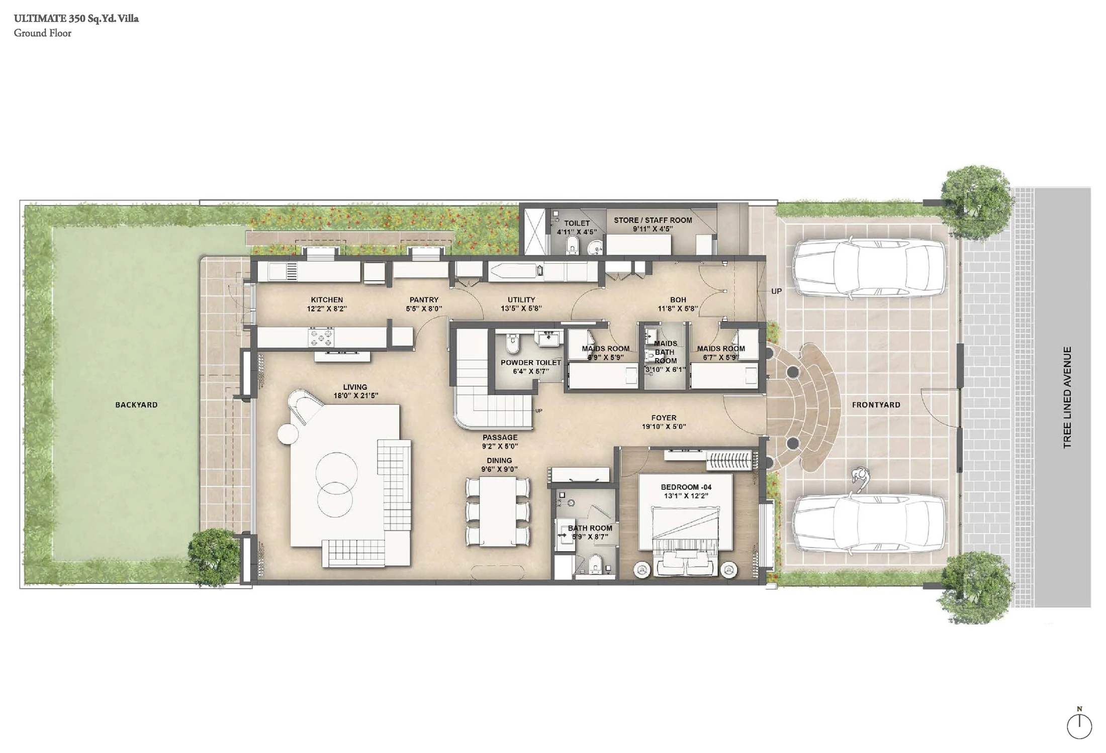 Ultimate 350 sq. yd Villa — Ground Floor