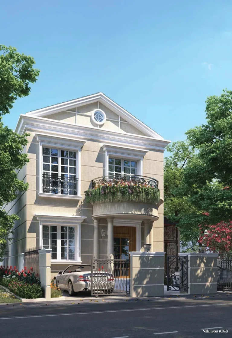 Lodha Villa Royale villa front elevation