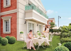 Lodha Villa Royale villa garden sit-out