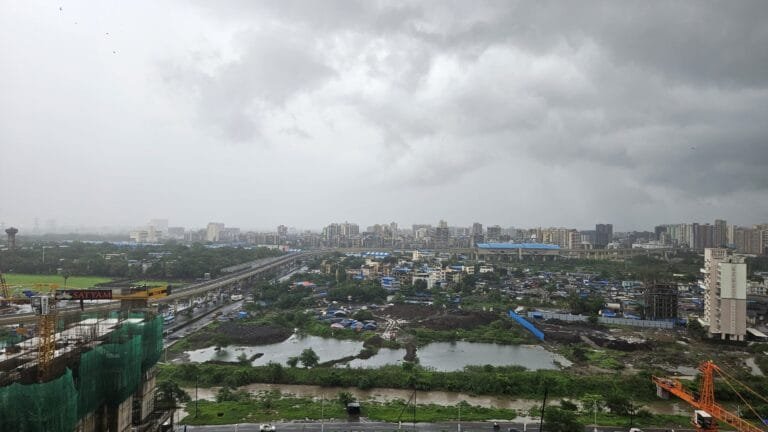 Sai Mannat Kharghar 3 BHK: view from the 17th floor