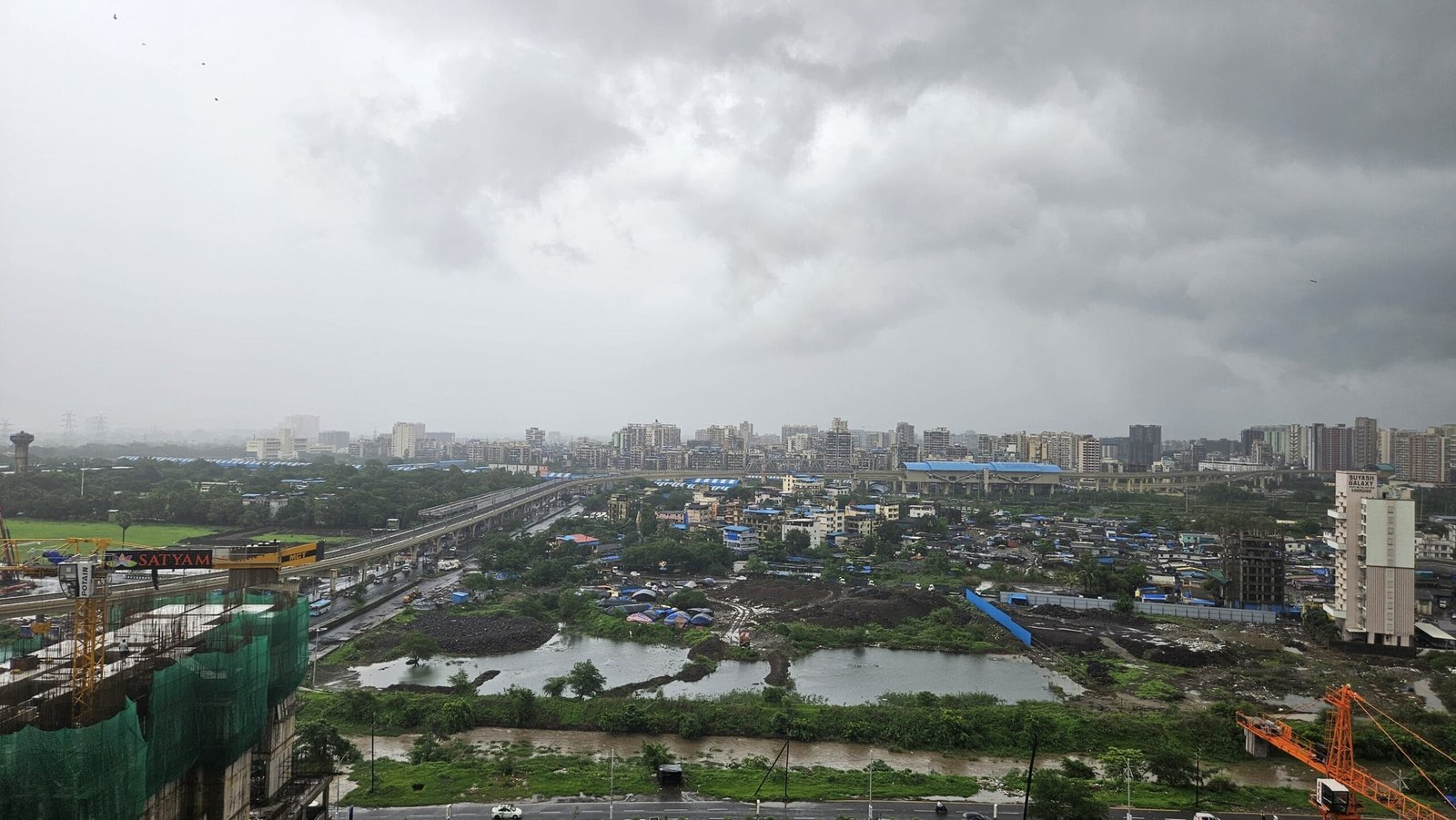 Sai Mannat Kharghar 3 BHK: view from the 17th floor
