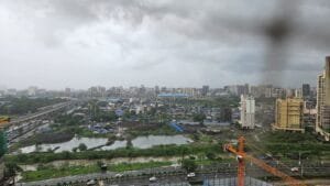 Open view over Kharghar from Sai Mannat, D wing