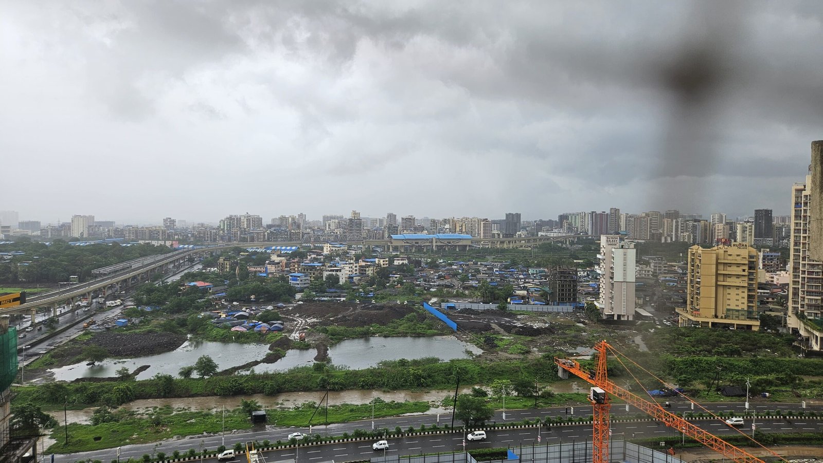Open view over Kharghar from Sai Mannat, D wing