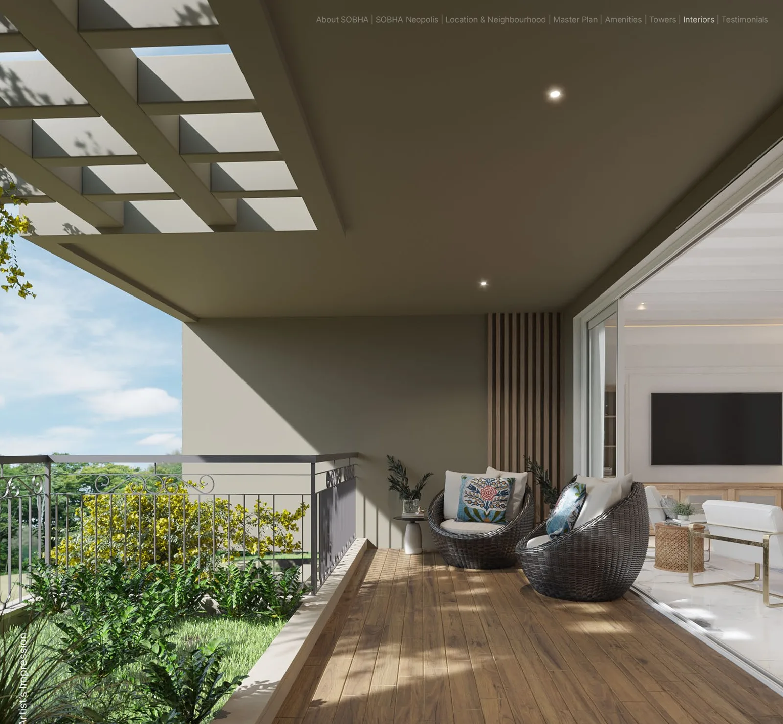 SOBHA Neopolis Panathur: balcony