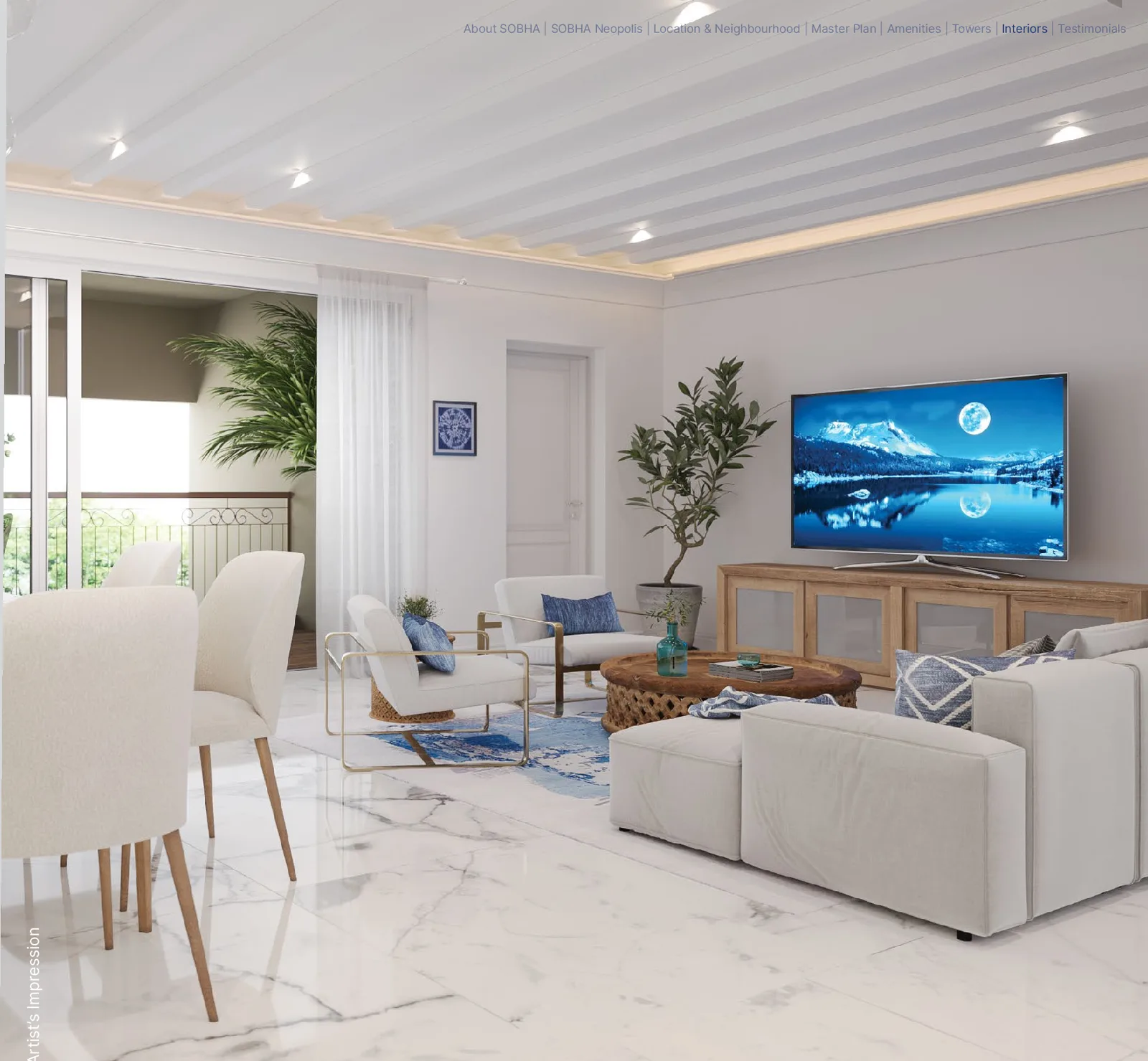 SOBHA Neopolis Panathur: living room