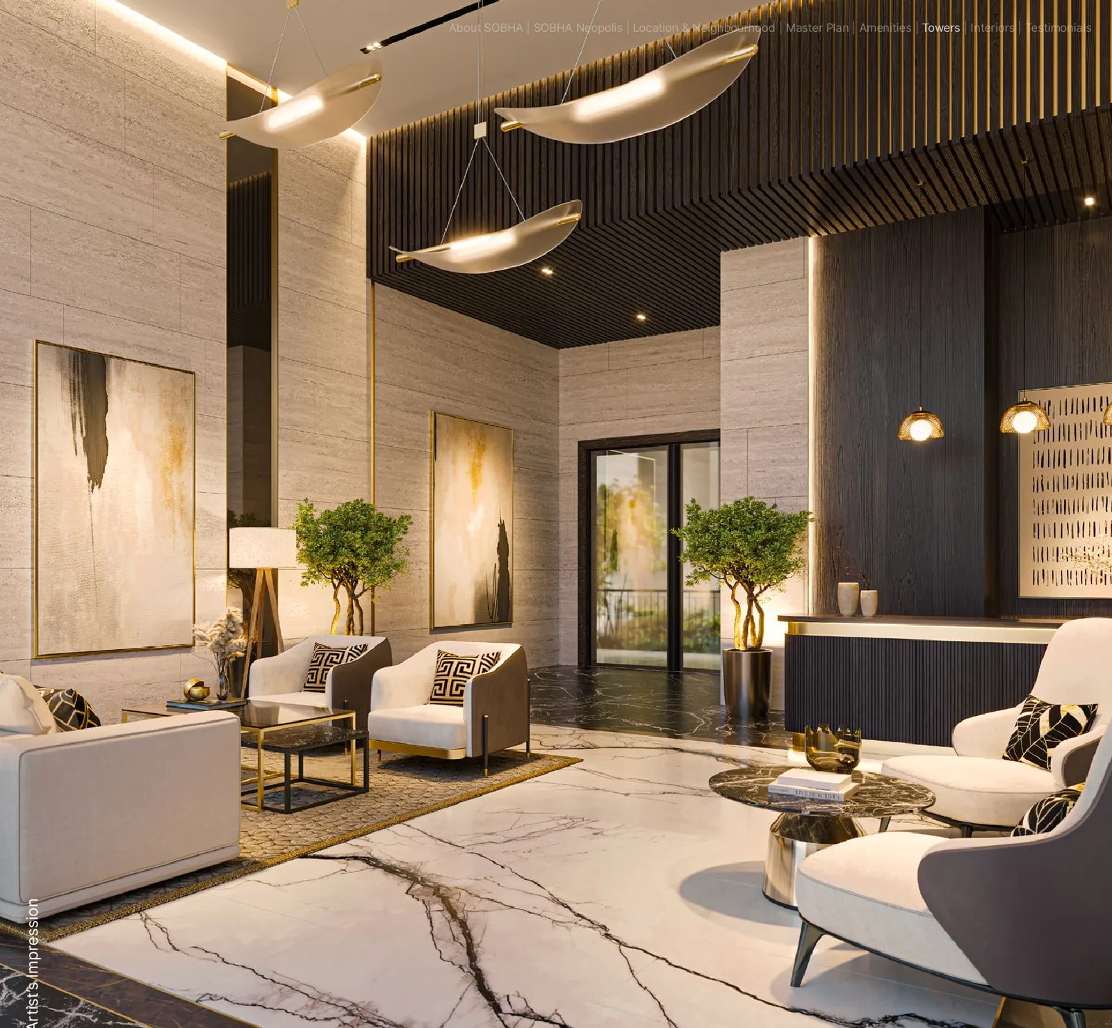 SOBHA Neopolis Panathur: lobby