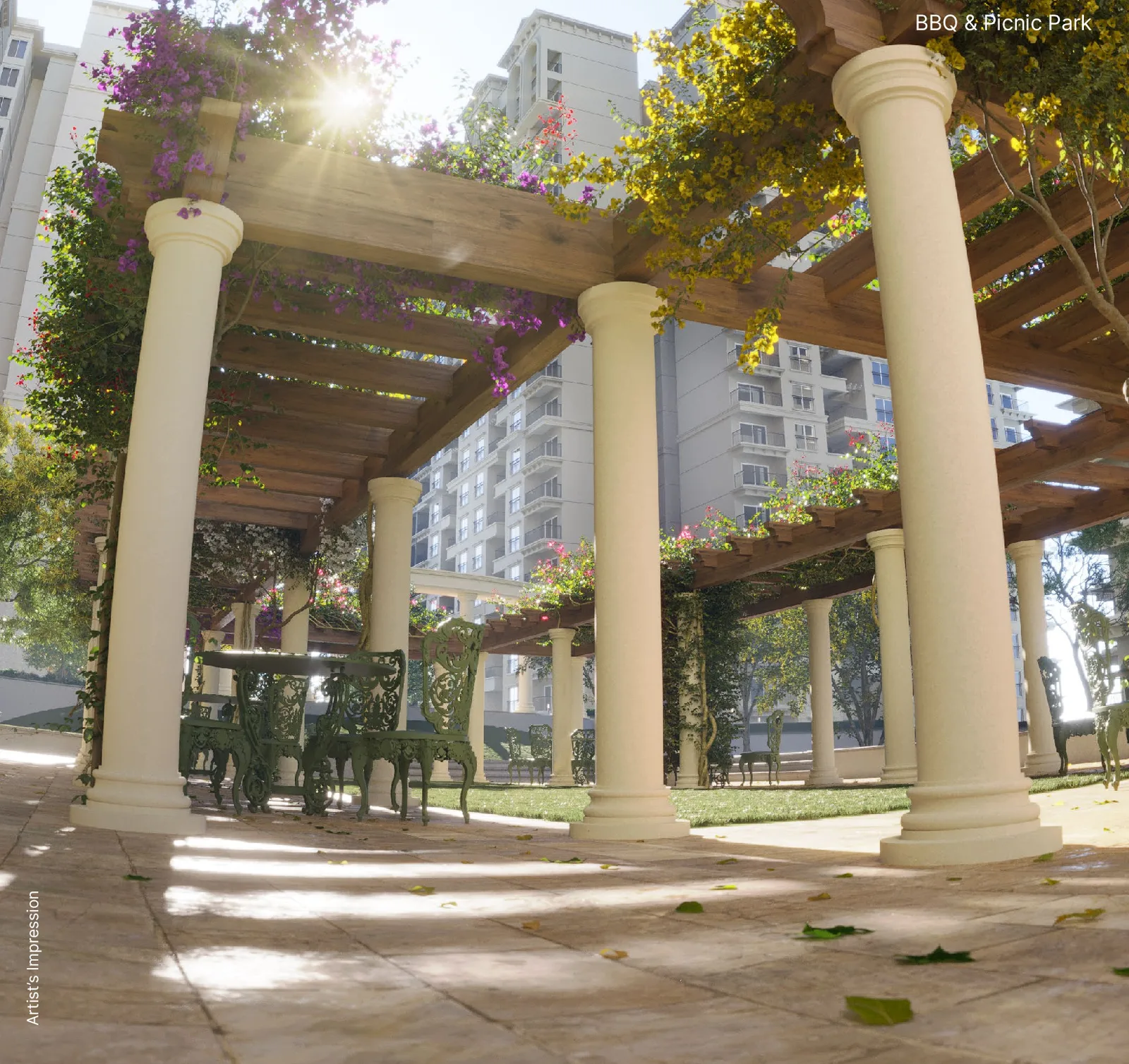 SOBHA Neopolis Panathur: park and plaza