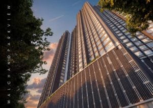 Walchand Park View tower and podium facade, Mira Road East (artist impression)