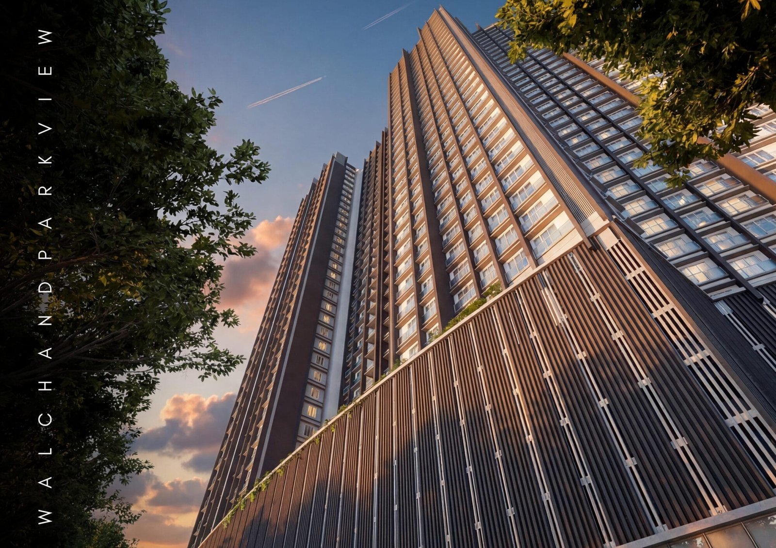 Walchand Park View tower and podium facade, Mira Road East (artist impression)