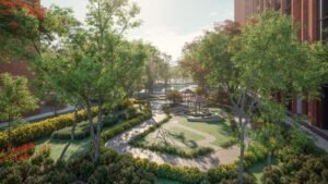 SOBHA Aranya Sector 80 Gurgaon park and plaza zone