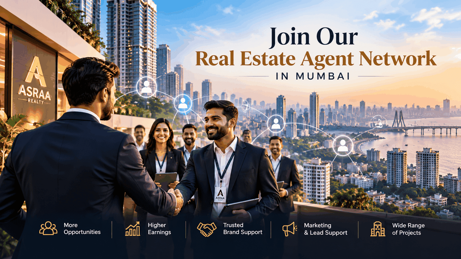 Become a Real Estate Agent in Mira Road – Asraa Realty agent network