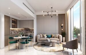 Azizi Milan 1 bedroom living room