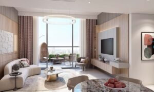 Azizi Milan 2 bedroom living room
