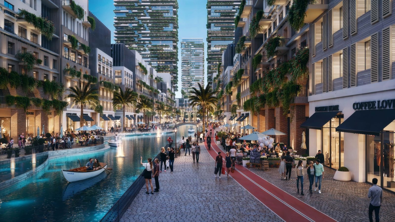 Azizi Milan canal boulevard