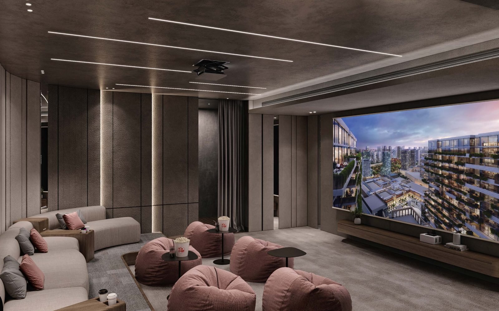Azizi Milan cinema room