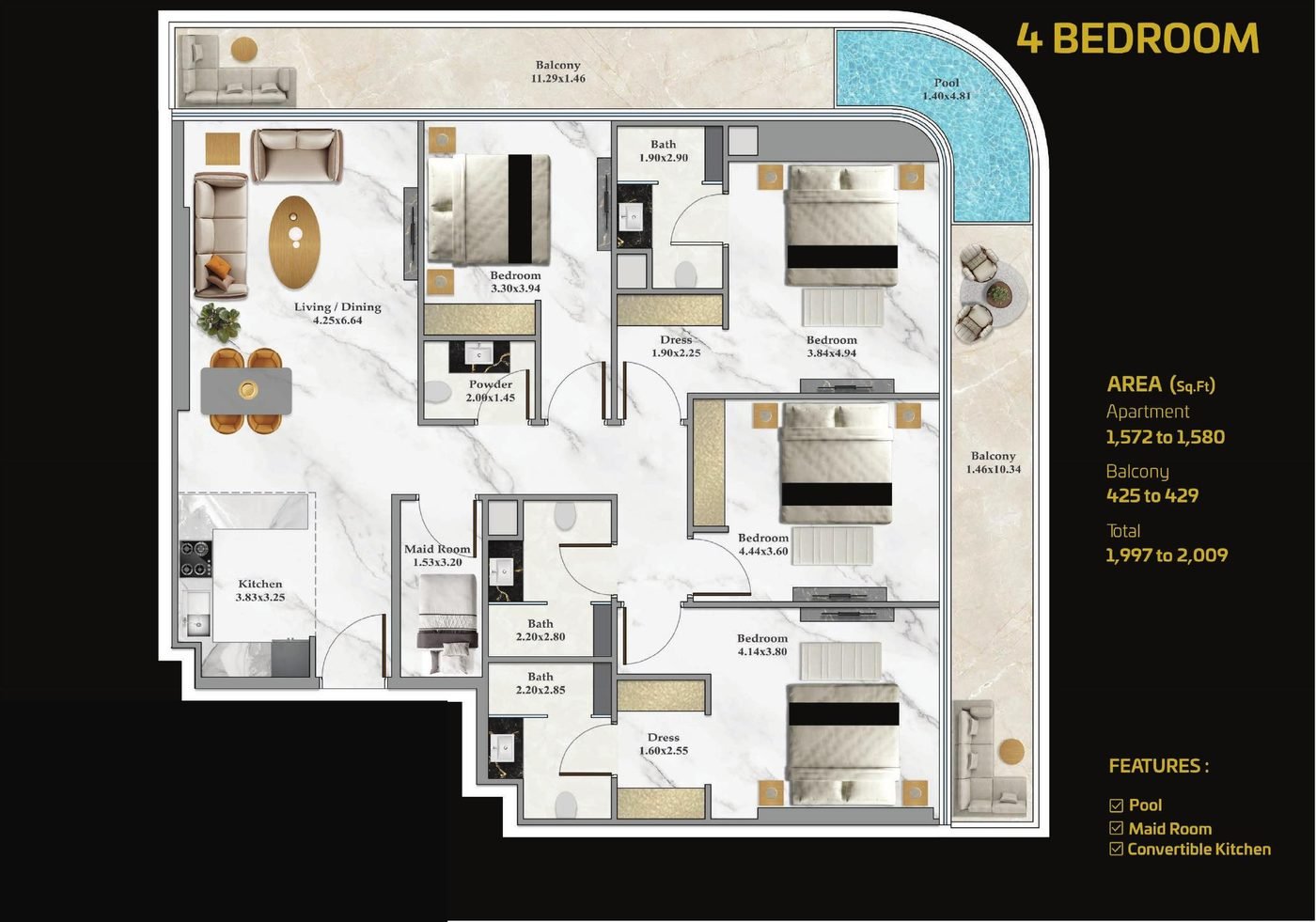 4 Bedroom
