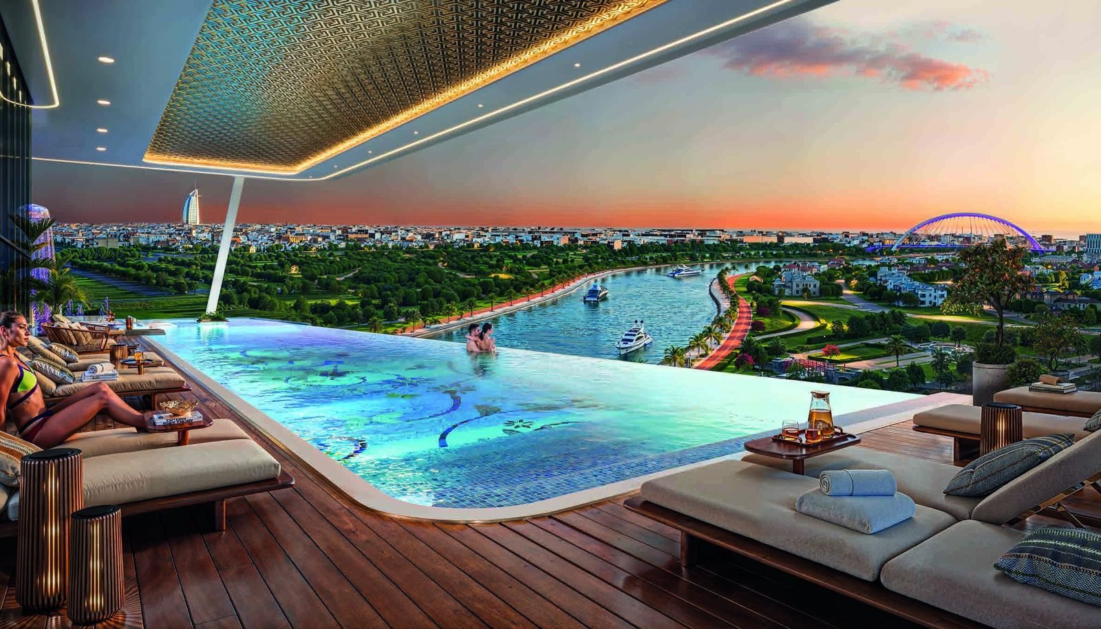 Bayz 102 by Danube canal-view pool