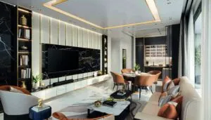 Bayz 102 by Danube living room