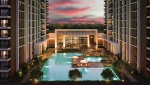 SOBHA Bellevue Kozhikode clubhouse and pool