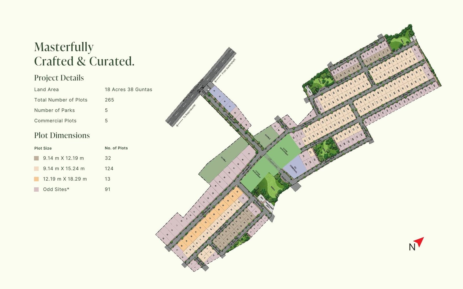 Chartered Birdsong by SOBHA, Rajanukunte: Villa Plots in North Bengaluru — floor plan preview