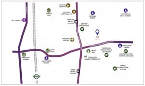DGS Sheetal Sangam Goregaon East, location map near Oberoi Mall