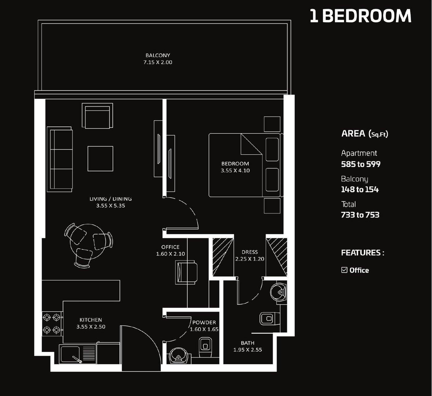 1 Bedroom