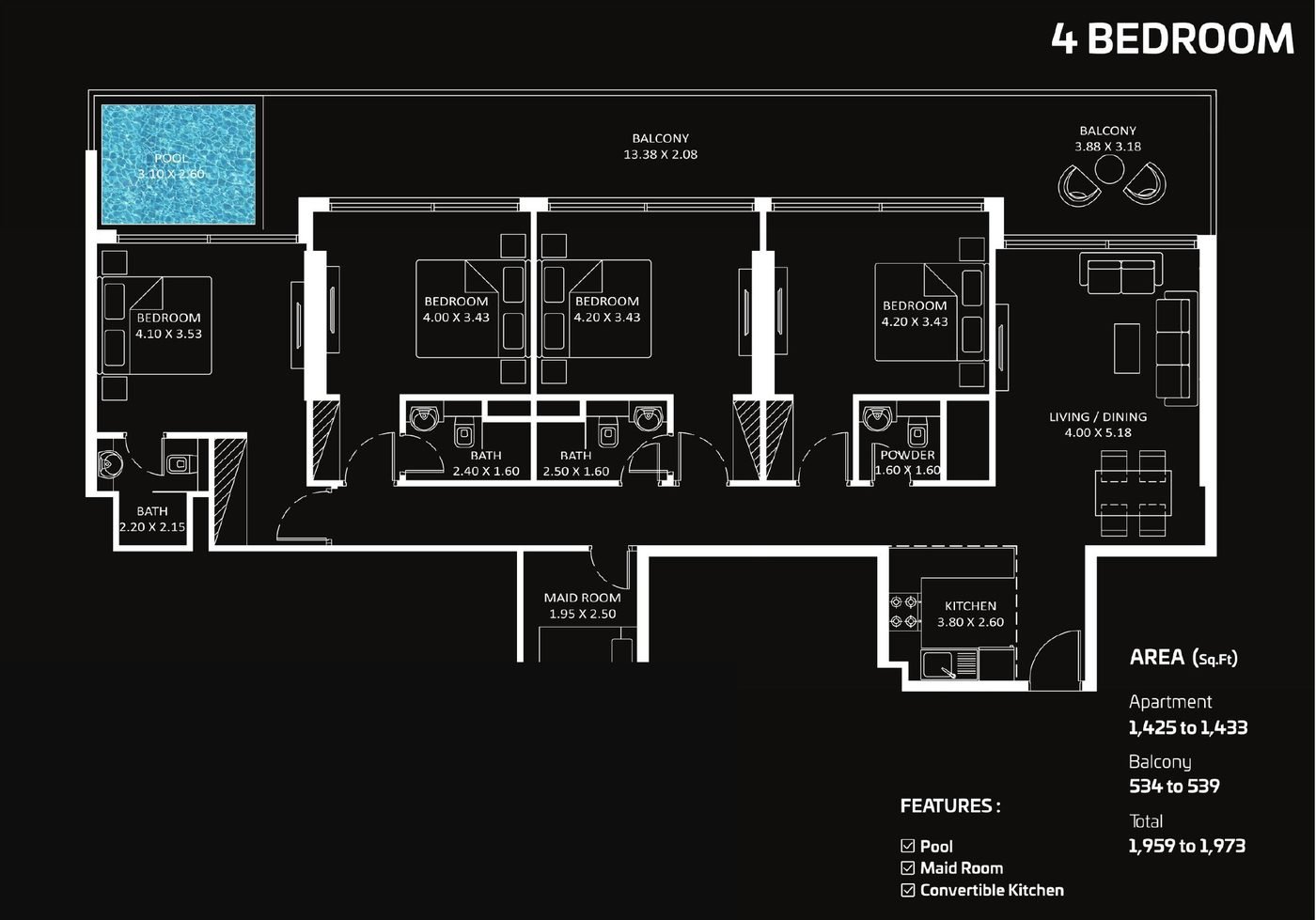 4 Bedroom
