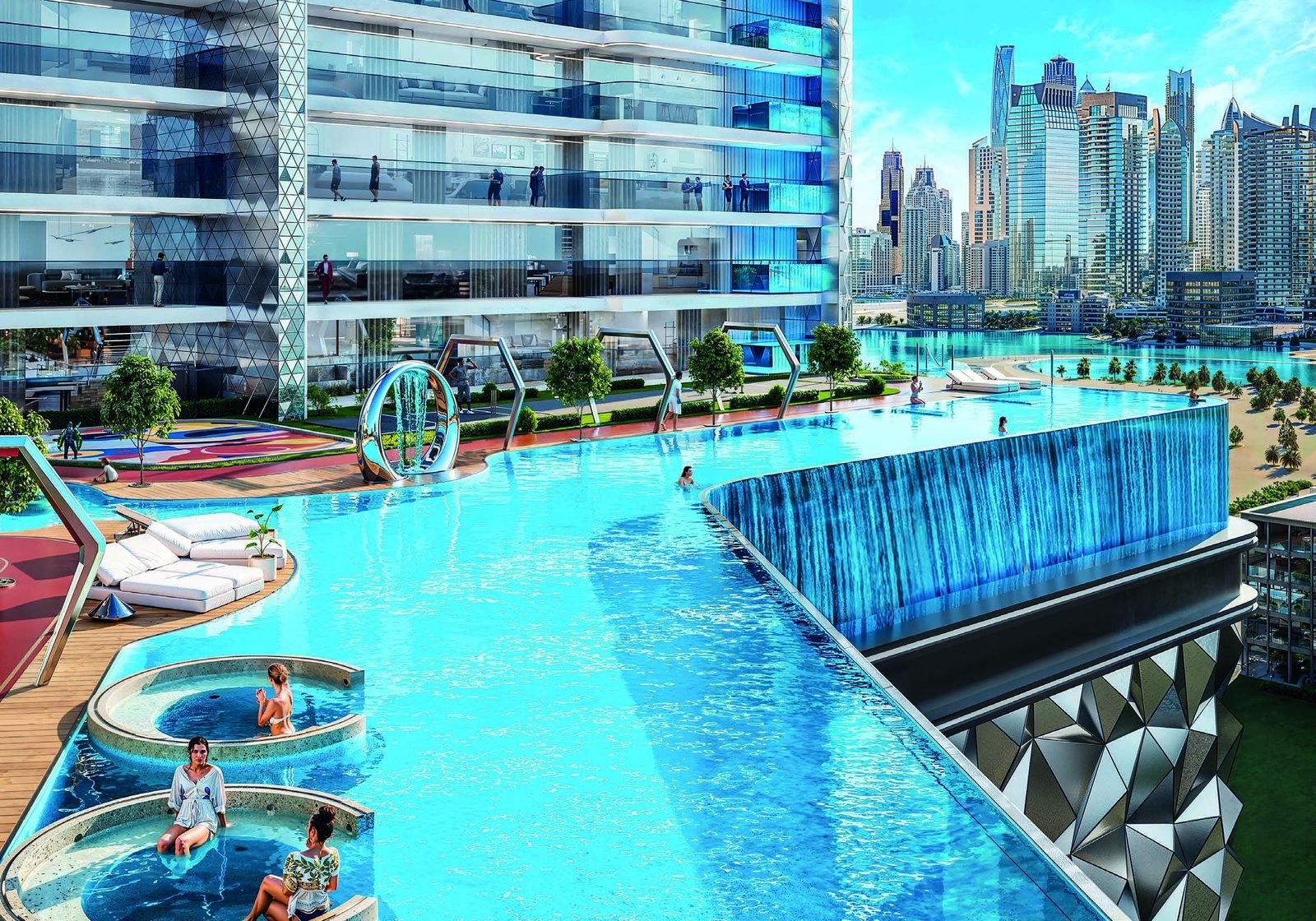 Diamondz by Danube infinity pool