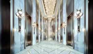 Diamondz by Danube lift lobby