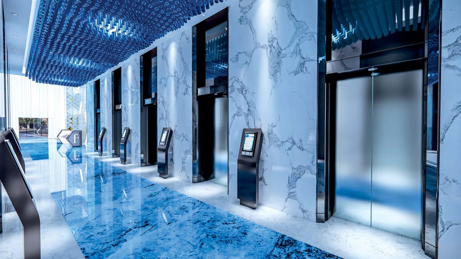 Fashionz by Danube lift lobby